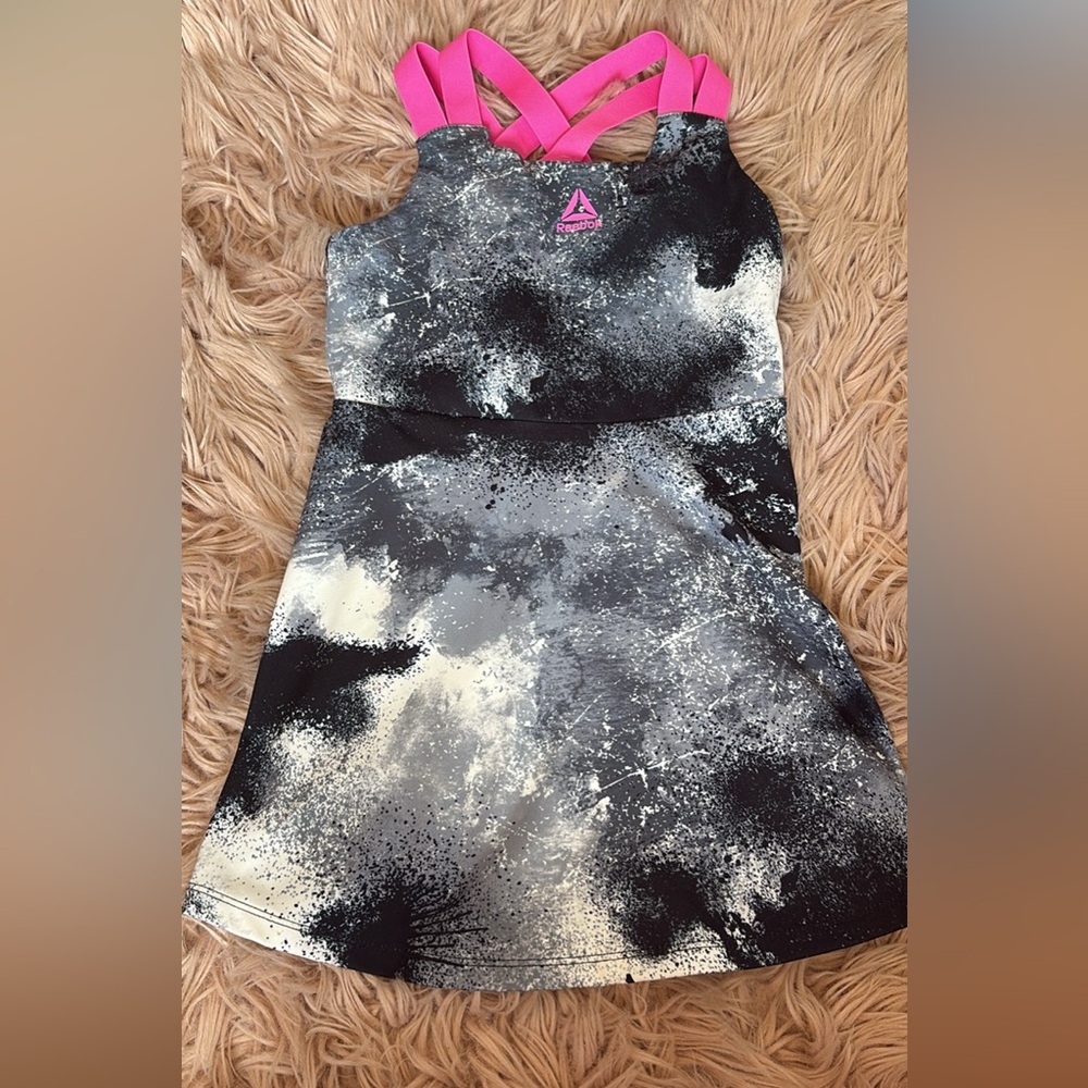 Reebok Monochrome Splatter Dress